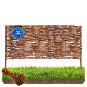 Beetbegrenzung aus Weide – Natürliche Beeteinfassung für den Garten