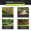 Beetbegrenzung aus Weide – Natürliche Beeteinfassung für den Garten