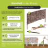 Beetbegrenzung aus Weide – Natürliche Beeteinfassung für den Garten