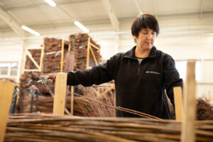 Wicker garden Weidenmatte - natürlicher Sichtschutz für Garten, Balkon und Terrasse, Sichtschutzzaun